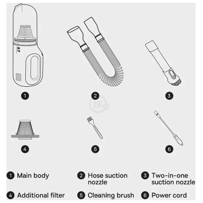 Baseus A7 Car Vacuum Cleaner VCAQ020213